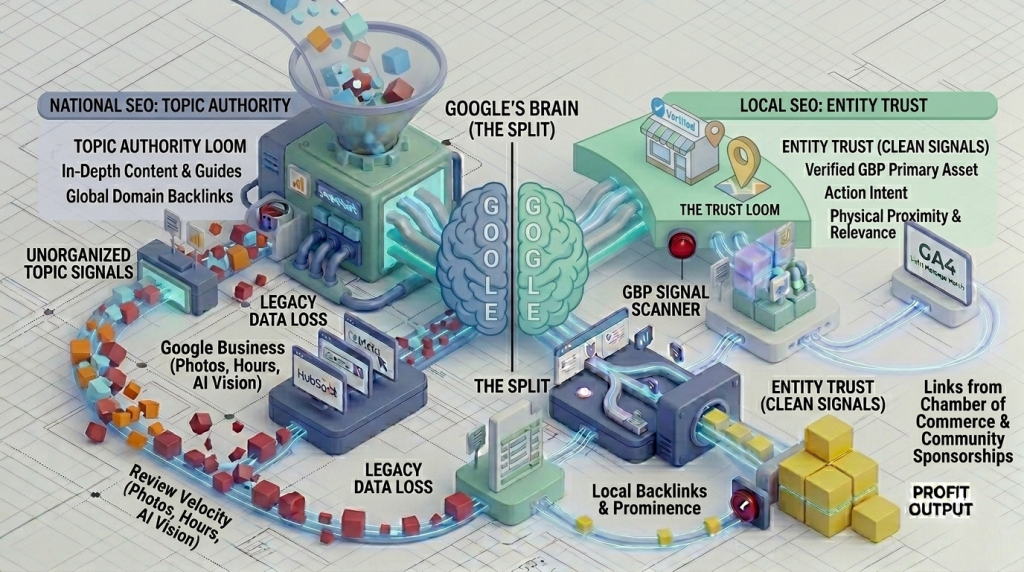 anatomy of a local search result